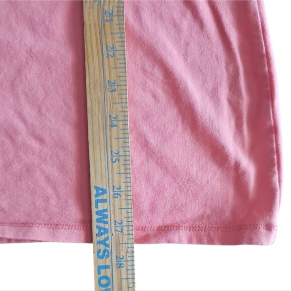 J. Jill Long Perfect Tank Coral Sz L Sleeveless Stretch Cotton Blend Minimalist - Picture 9 of 9